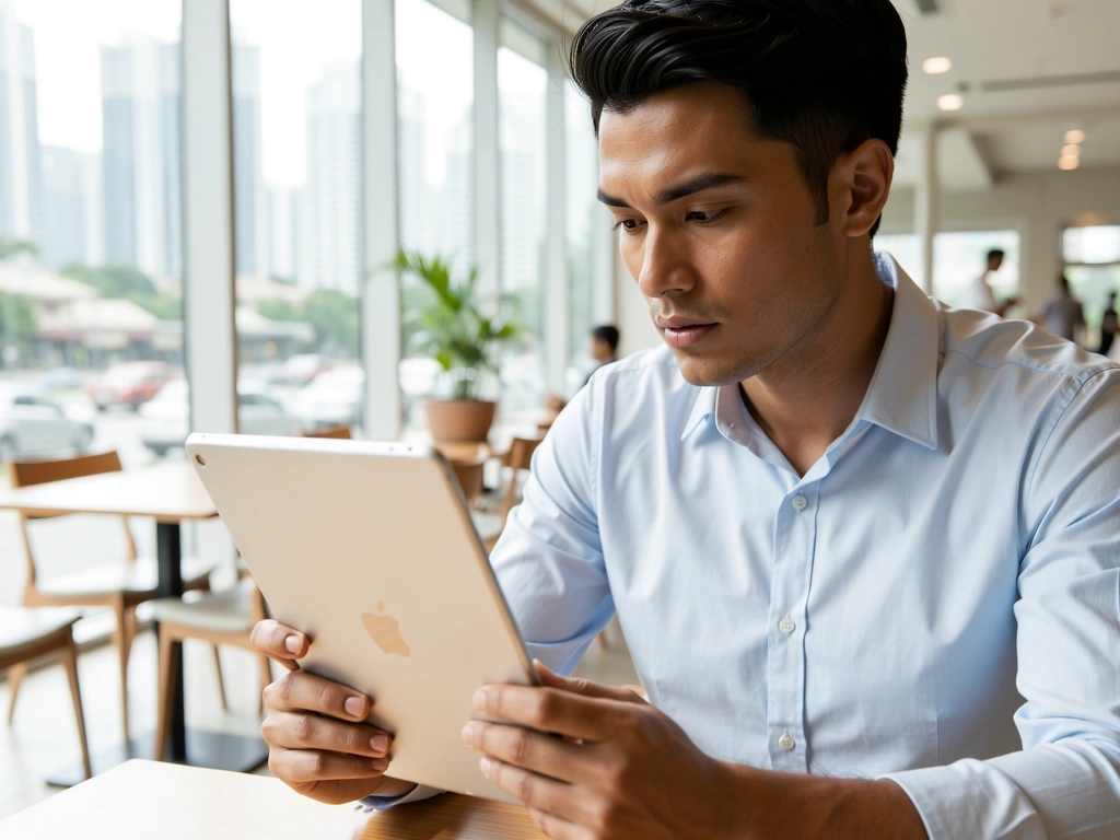 Professional analyzing trends